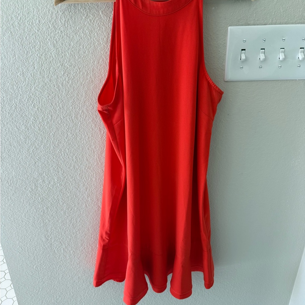 Mud Pie  Mini Dress in Orange Red